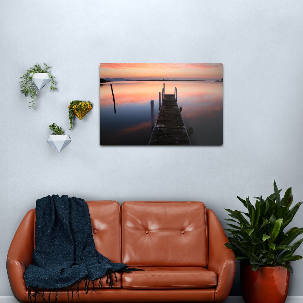 A new day dawns, Mallacoota, Australia Metal Print
