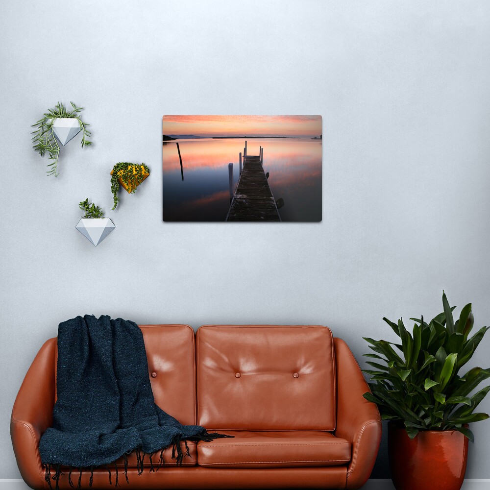 A new day dawns, Mallacoota, Australia Metal Print