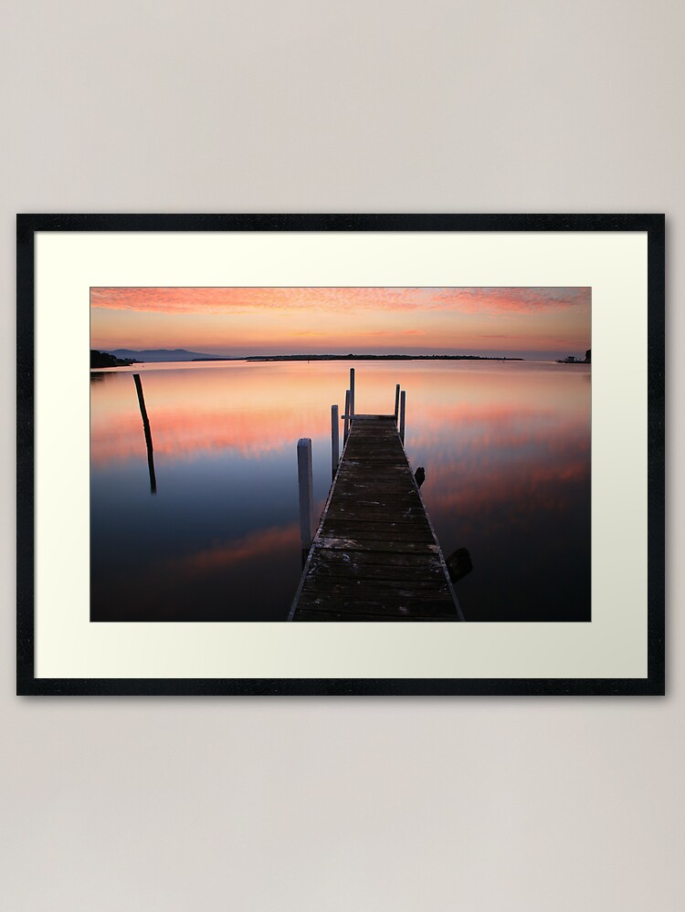 Alternate view of A new day dawns, Mallacoota, Australia Framed Art Print