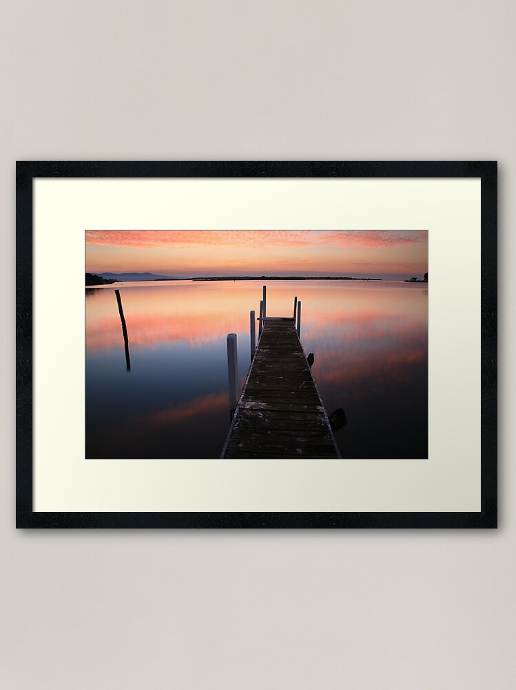 Alternate view of A new day dawns, Mallacoota, Australia Framed Art Print