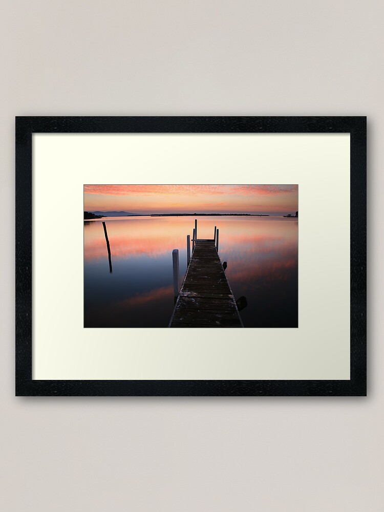 Alternate view of A new day dawns, Mallacoota, Australia Framed Art Print