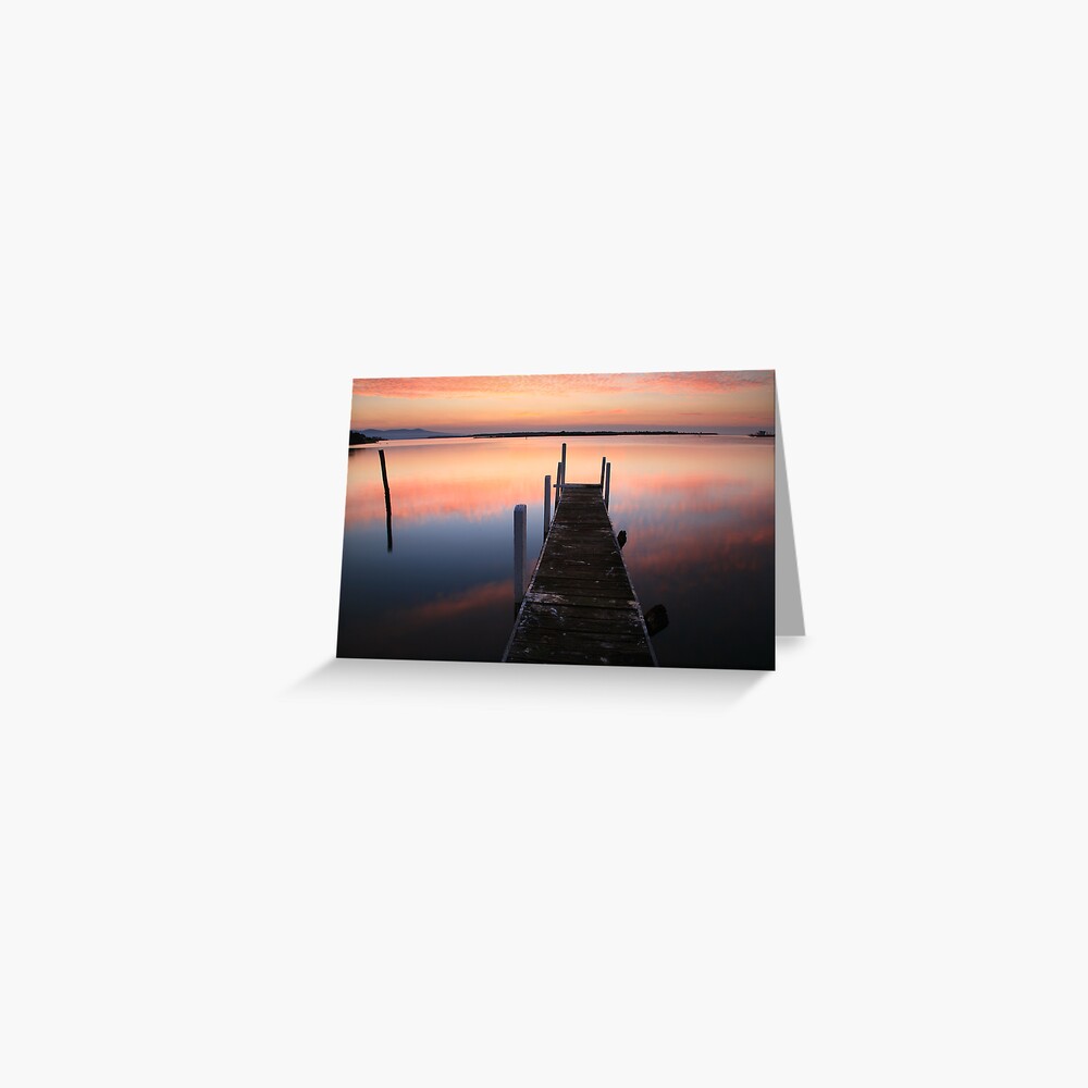 A new day dawns, Mallacoota, Australia Greeting Card