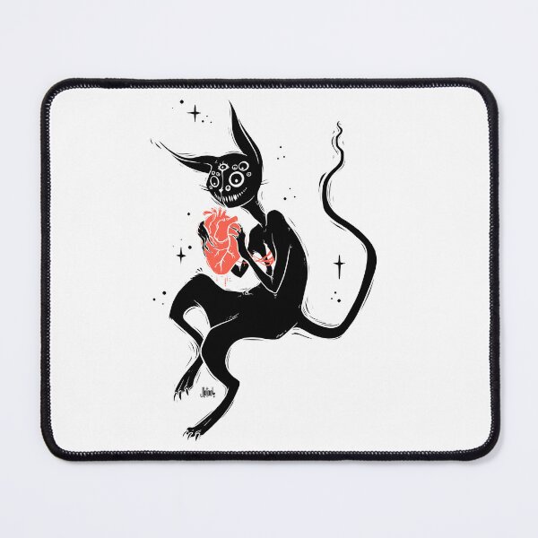 Item preview, Cute Creepy Monster Cat, Dark Goth Art designed and sold by cellsdividing.