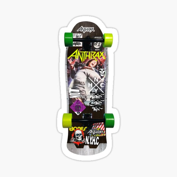 HEAVY METAL SKATEBOARD Sticker