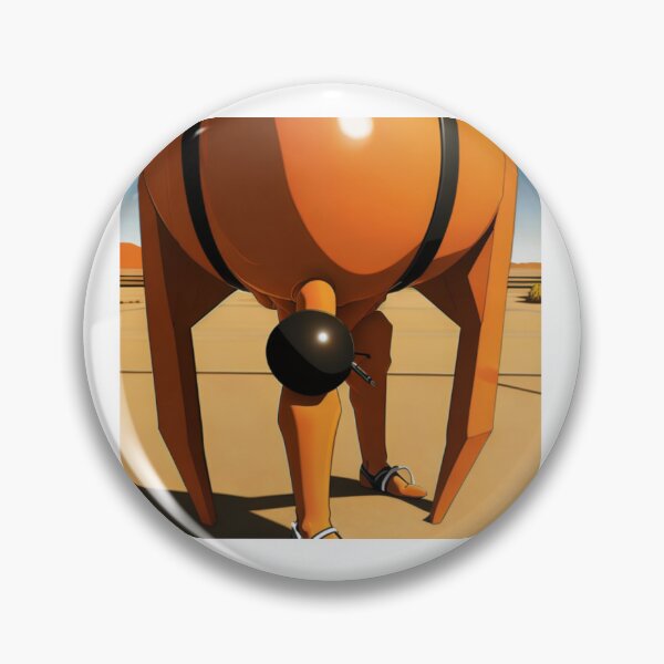 Item preview, A gigantic orange leg with a barrel on top designed and sold by ac-virtualshop.