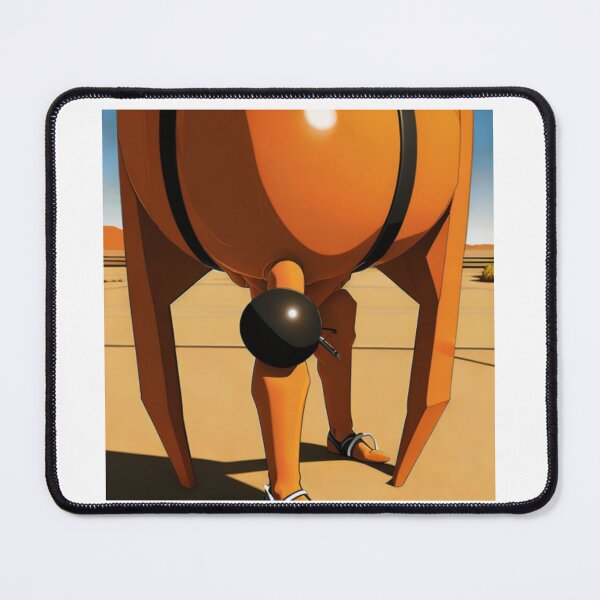 Item preview, A gigantic orange leg with a barrel on top designed and sold by ac-virtualshop.