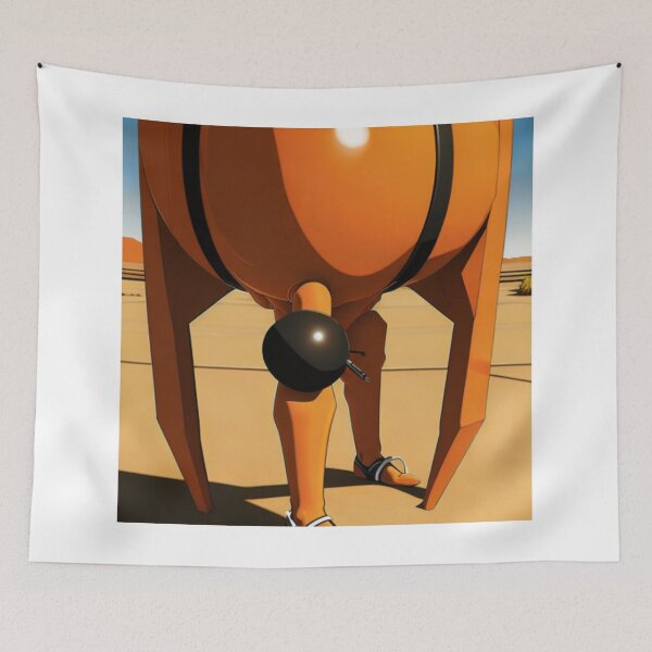 Item preview, A gigantic orange leg with a barrel on top designed and sold by ac-virtualshop.