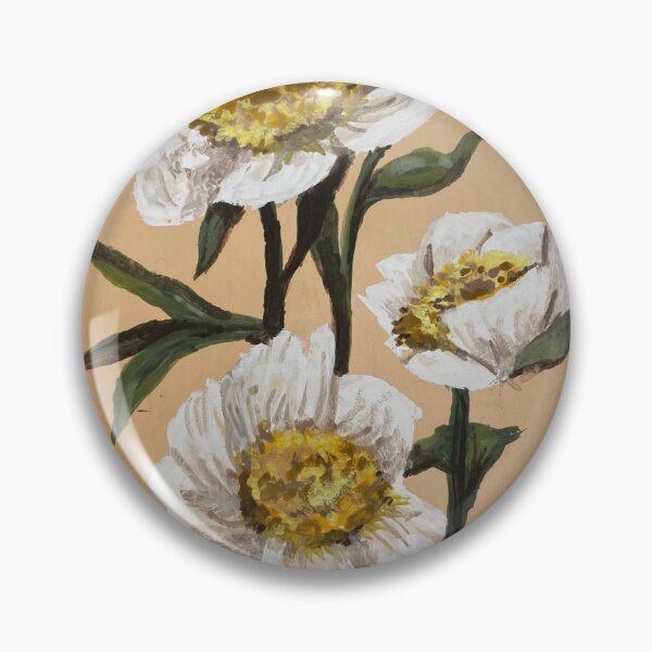 Item preview, White Floral Painting  designed and sold by Jennammiley.