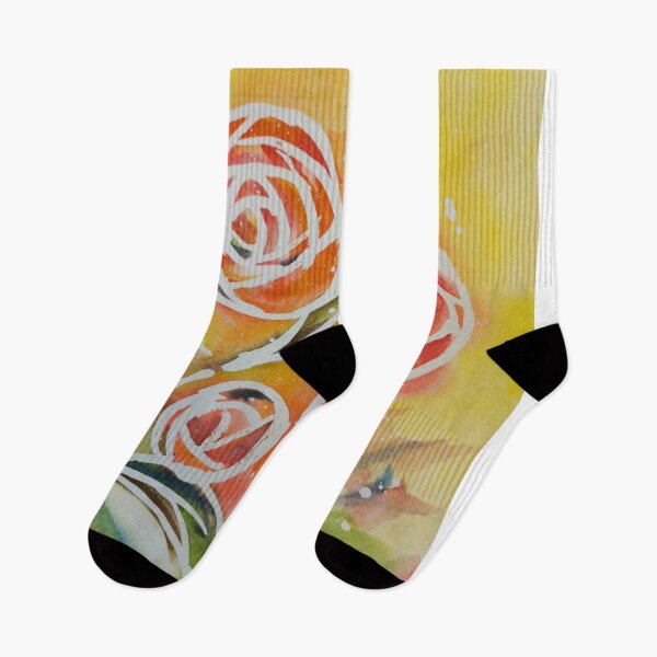 Item preview, Roses my heart, watercolor painting, Redbubble fashion and home accessories by Winnie Tam designed and sold by Winnie Tam.