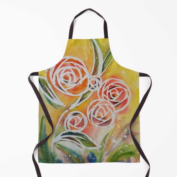 Item preview, Roses my heart, watercolor painting, Redbubble fashion and home accessories by Winnie Tam designed and sold by Winnie Tam.