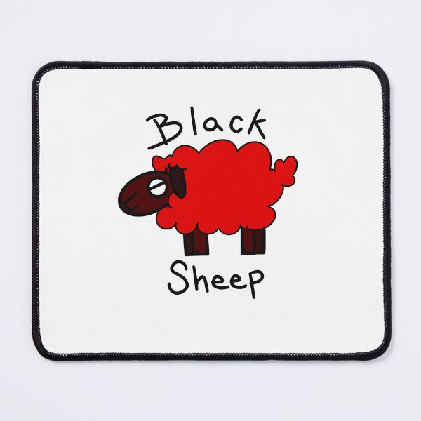 Item preview, black red sheep designed and sold by Arsenic-Arts.