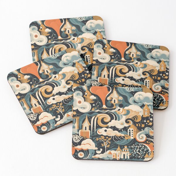Item preview,  "The Surreal Dream Game: A Hypnotic Pattern by Dalí" designed and sold by SBD-Shop.