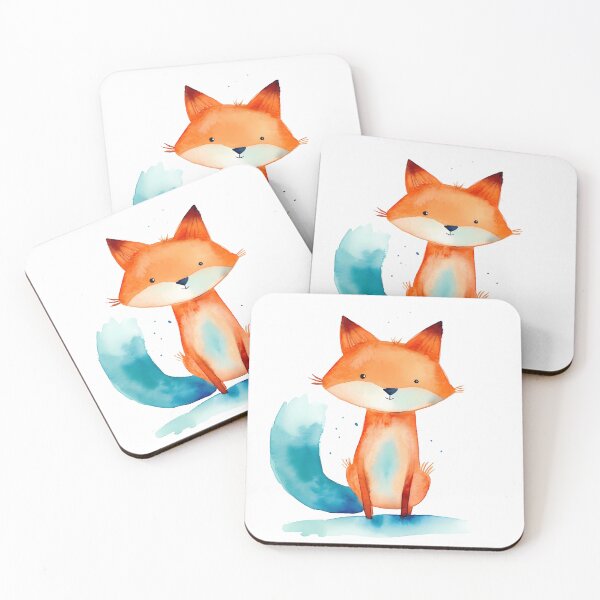 Item preview, Foxy Tales: Whimsical Watercolor Fox Illustration designed and sold by mappmakes.