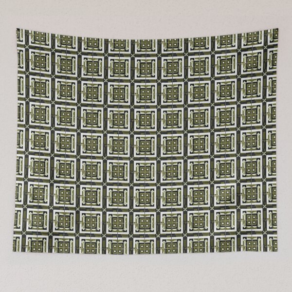 Aperçu de l'œuvre Olive green white pattern créée et vendue par melridger.