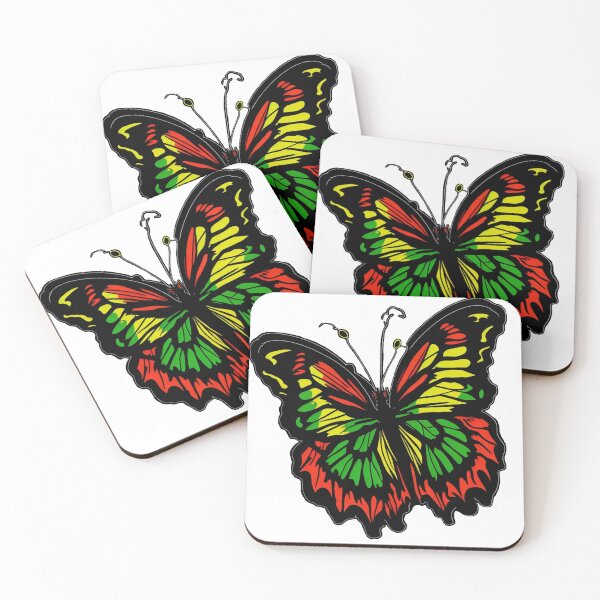 Artikelvorschau, Reggae-Schmetterling entworfen und verkauft von reggaeartgifts.