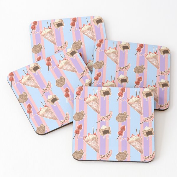 Item preview, Street Snacks in Blue designed and sold by honeyedcherry.