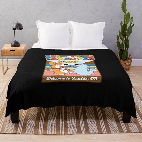 Item preview, 2023 Welcome To Seaside, Corgi Beach Takeover Classic designed and sold by EvelyAddo.
