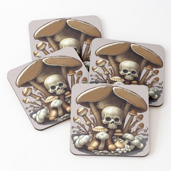 Item preview, Ethereal Connection: Skull on Mushroom Stalk designed and sold by Dreadfools.