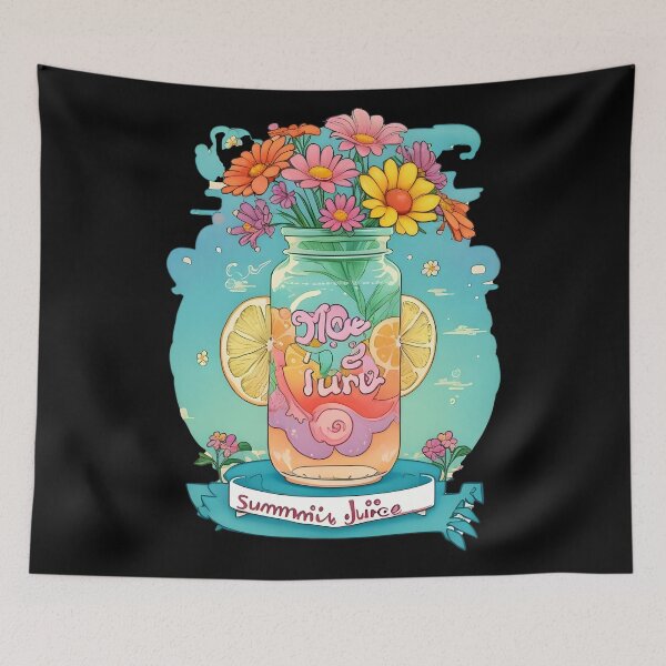 Item preview, summer juice with flower designed and sold by erbekuntul.