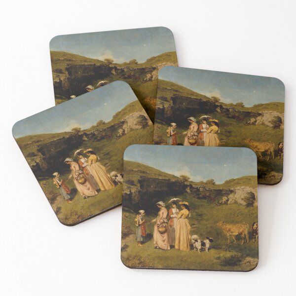 Artikelvorschau, Young Ladies of the Village Gustave Courbet entworfen und verkauft von RickE.