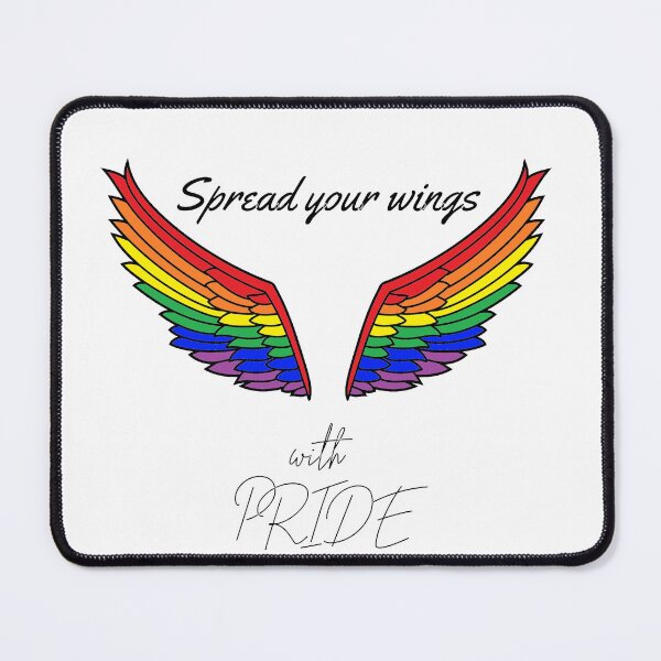 Item preview, Spread Your Wings with Pride: Embrace Your Colors lgbtqia+ designed and sold by FreeMindCrea.