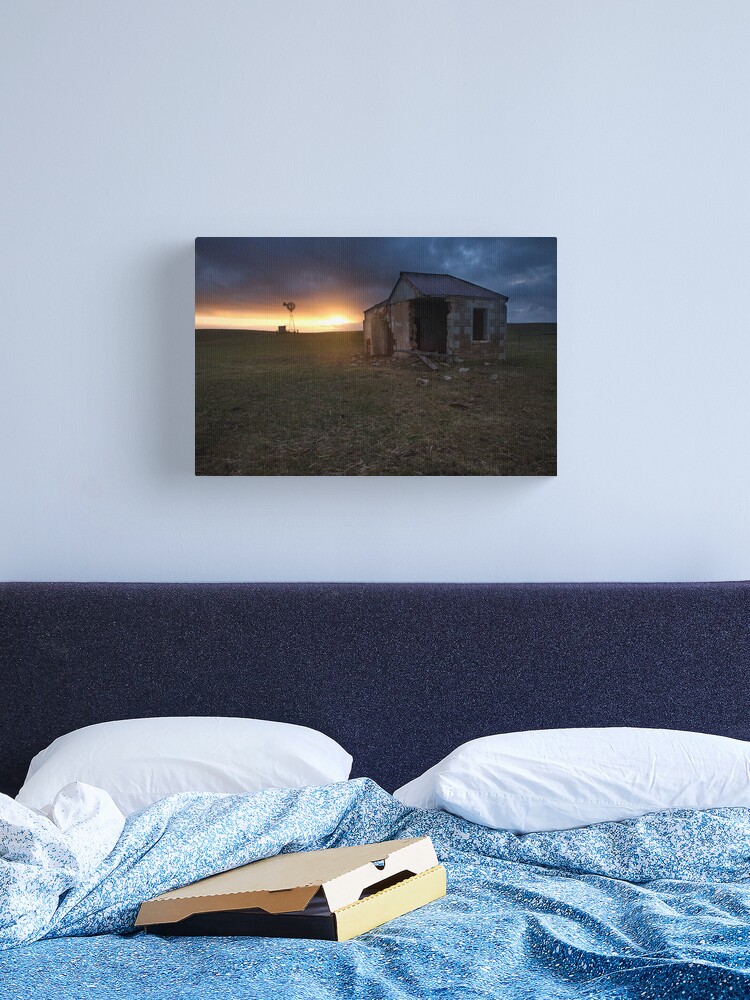Thumbnail 1 of 3, Canvas Print, The Cattle Yard, South-Western Victoria, Australia designed and sold by Michael Boniwell.