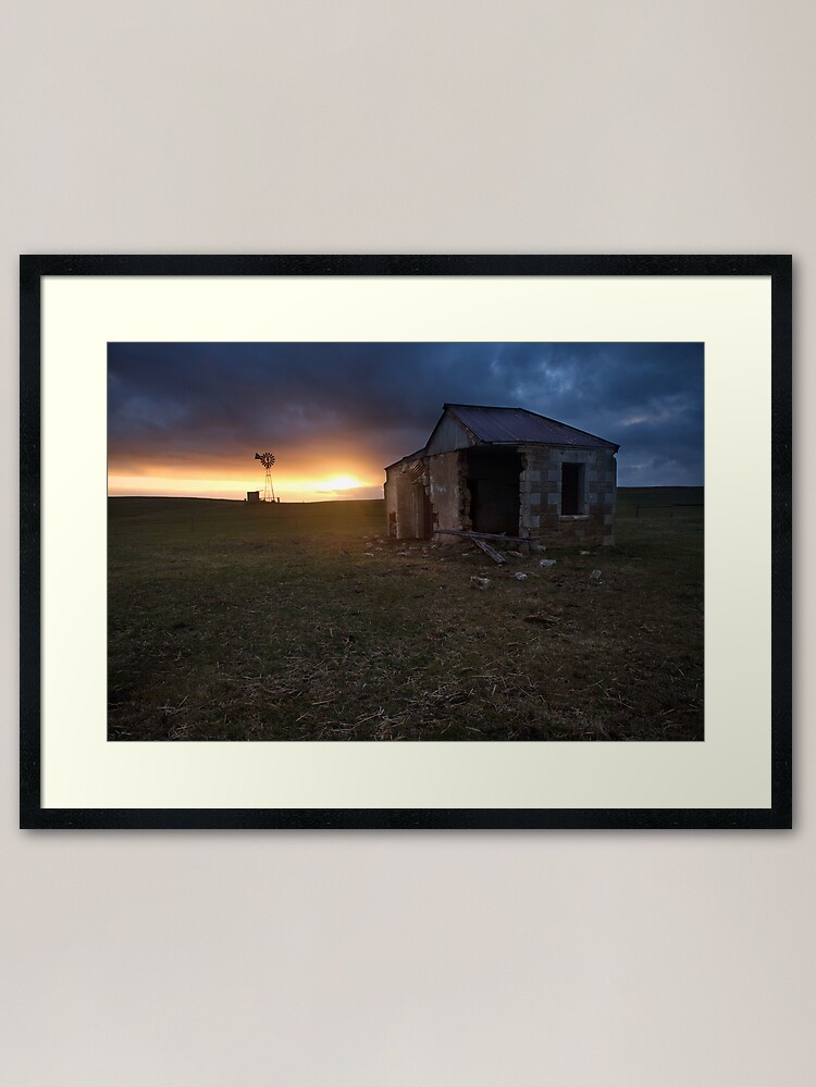 Alternate view of The Cattle Yard, South-Western Victoria, Australia Framed Art Print