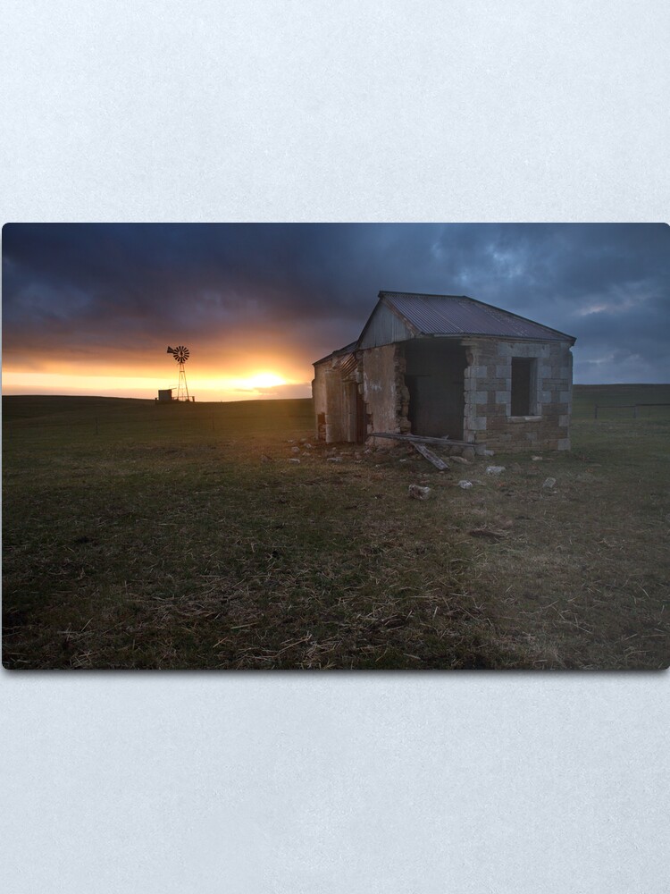 Alternate view of The Cattle Yard, South-Western Victoria, Australia Metal Print