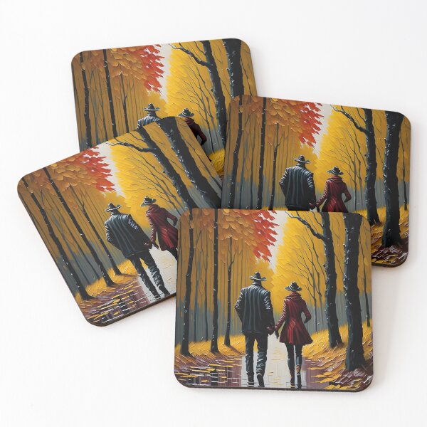 Item preview, Portrait of Love on Rainy Autumn Day designed and sold by Witsprings.