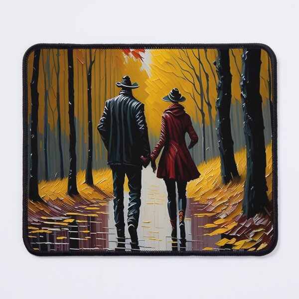 Item preview, Portrait of Love on Rainy Autumn Day designed and sold by Witsprings.