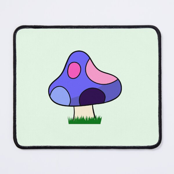 Item preview, Omnisexual flag mushroom designed and sold by bookwoof.