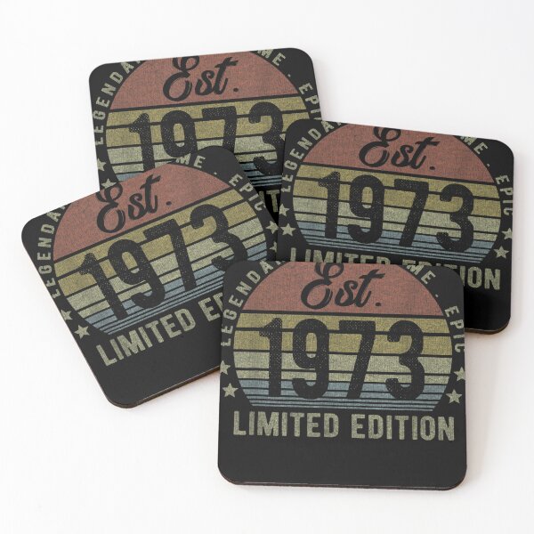 Item preview, Est 1973 Limited Edition 50th Birthday Gifts 50 Year Old designed and sold by Robert Hodges.