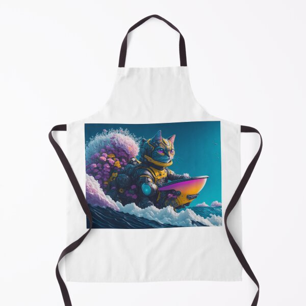 Item preview, Art Cat plays with jet surfboard. designed and sold by Art-Princess-.
