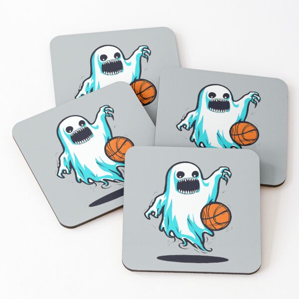 Item preview, Ghost Dribbling Basketball - Sporty Halloween  designed and sold by pocketart2023.