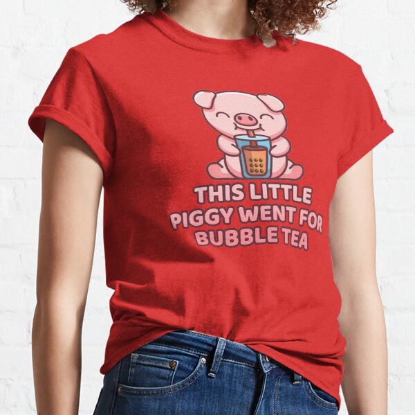 Item preview, This Little Piggy Went For Bubble Tea designed and sold by JoseyMiles.