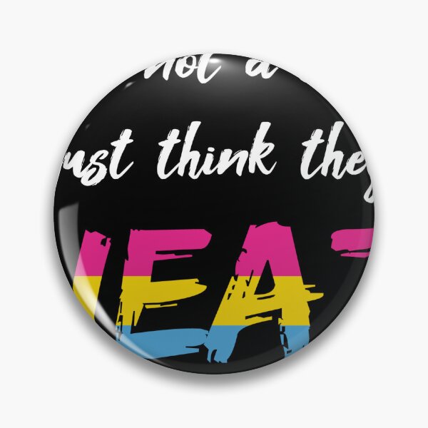 Item preview, I am not a Lesbian, I just think they're NEAT (pansexual pride) designed and sold by Danielle Zemba.