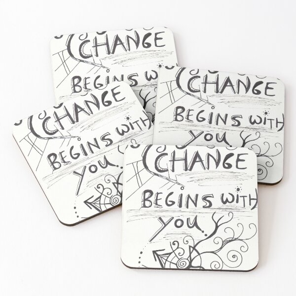 Item preview, Be The Change designed and sold by brightcloudart.
