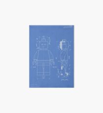 Lego Minifig Patent Art Board