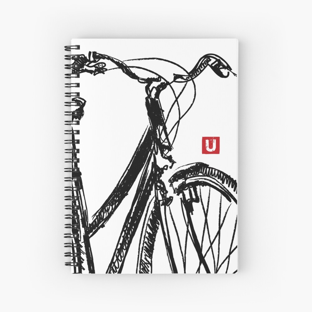 Cahier à spirale « UrbArt - Bike Sketch»