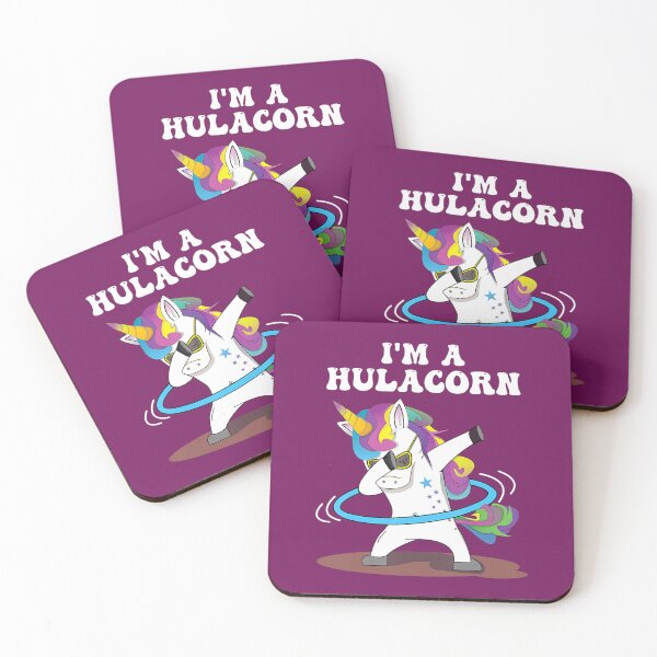 Item preview, Funny I'm a Hulacorn dabbing unicorn hula hoop 		 designed and sold by dynwhmkysyc33.