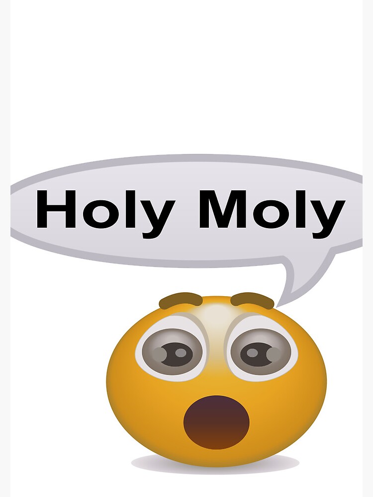 holay molay holy moly emoji Spiral Notebook for Sale by shlaboza