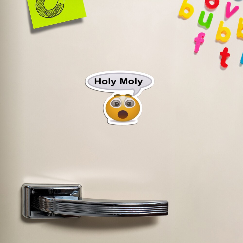 holay molay holy moly emoji Spiral Notebook for Sale by shlaboza