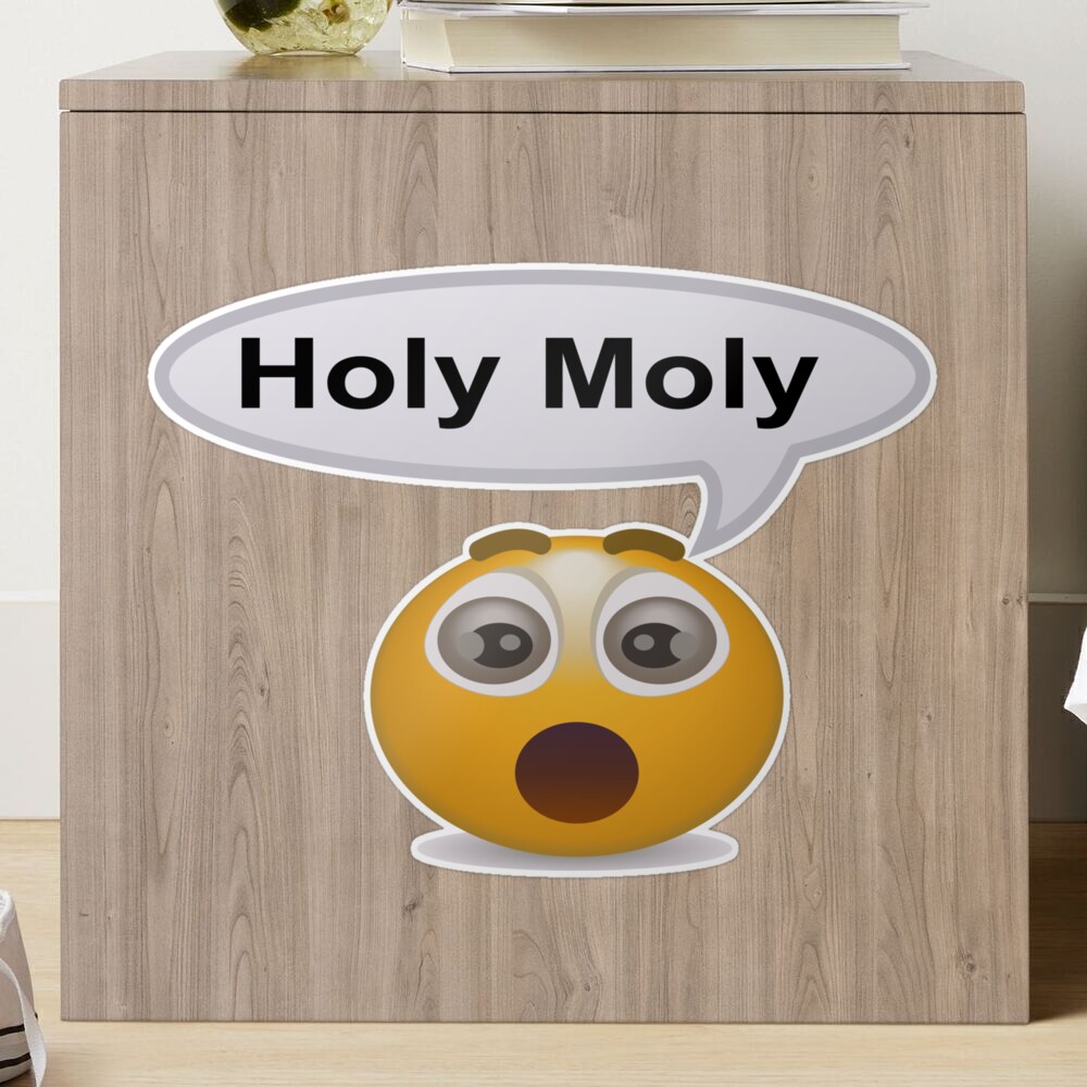 holay molay holy moly emoji Spiral Notebook for Sale by shlaboza