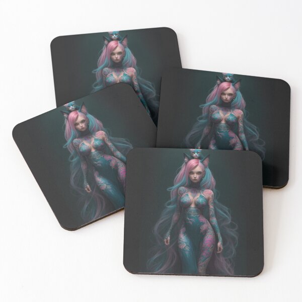 Item preview, Art Beautiful Gorgeous Cat woman designed and sold by Art-Princess-.