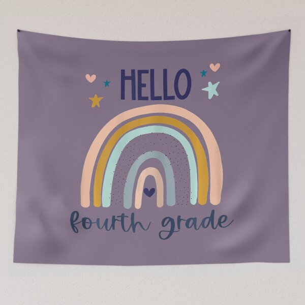 Item preview, Hello Fourth Grade Rainbow for Teachers 4th Grade 	 	 	 designed and sold by lxrgruvyi62.