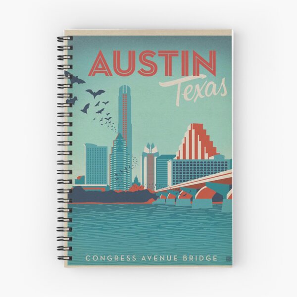 Item preview, Vintage travel poster Texas Austin designed and sold by hendersoncalv.