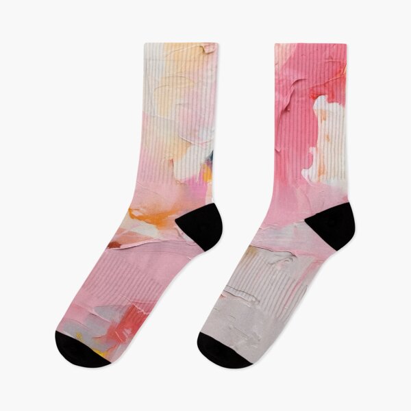 Item preview, Abstract Pink and White Modern Art designed and sold by trajeado14.