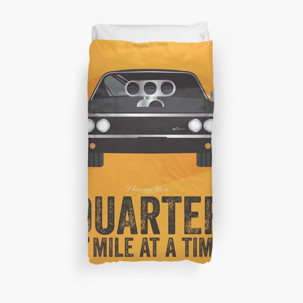 Cinema Obscura Series - The Fast & the Furious - Quarter Mile Duvet Cover