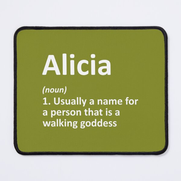 Item preview, ALICIA Definition Personalized Name Funny Birthday Idea designed and sold by wxbqafzu35.
