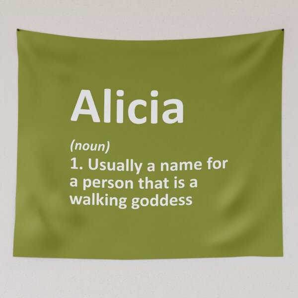 Item preview, ALICIA Definition Personalized Name Funny Birthday 	 Idea 		 designed and sold by wxbqafzu35.